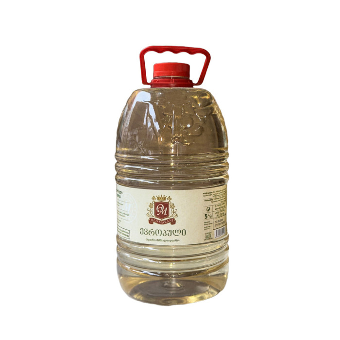 Old Marani Europuli Rkatsiteli white dry wine 5l